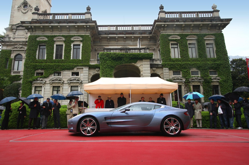 Illustration for article titled $1.75 Million Aston Martin One-77 Wins Fancy Award At Villa d’Este